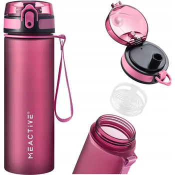 LÁHEV NA VODU LAHEV NA PITÍ 500 ml TRITAN SPORTOVNÍ VZDUCHOTĚSNÁ SE SÍTKEM A STUPNICÍ