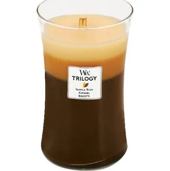 Svíčka WoodWick Trilogy Café Sweets váza velká 609 gram
