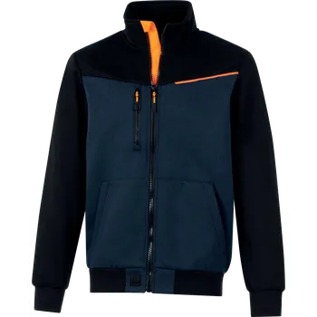 Pánská mikina DELTA SWABI / Pánská mikina na zip - nám. modrá/černá S