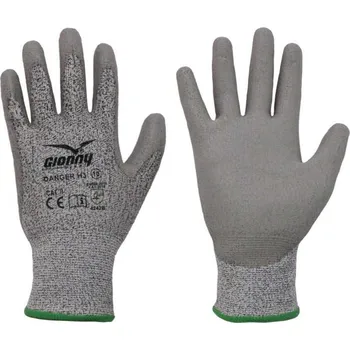 Pracovní oblečení PAYPER DANGER H3 S00091-0175 / Protiřezné polyetylenové rukavice - šedá 6