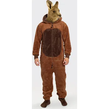 Dámský overall Dupačky teddy kapybara M - hnědá