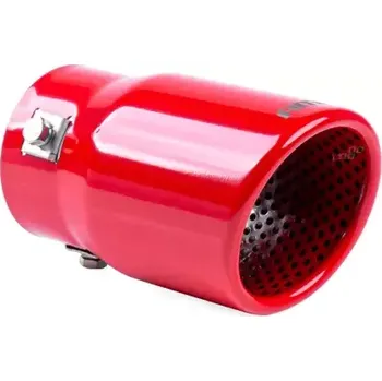 Koncovka výfuku AMIO Koncovka tlumiče výfuku červená nerezová