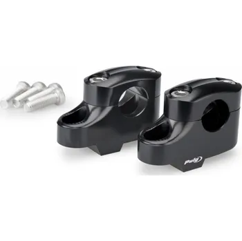 Zvýšení řidítek PULLBACK 21811N černý height 20mm, d 25mm, back 16mm