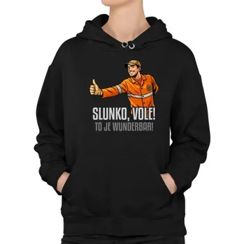 Žertovný předmět Slunko, vole! To je wunderbar - dámská mikina s potiskem pro fanoušky Most!- Tričkový.cz