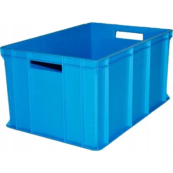 Úložný box PLASTOVÁ EURO PŘEPRAVKA 600X400X300 MODRÁ
