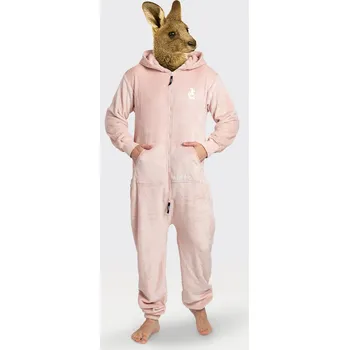 Dámský overall Dupačky velur rose gold XXS - růžová