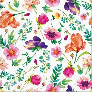 Papírový kapesník Ubrousky PAW L 33x33cm Flower Arrangement