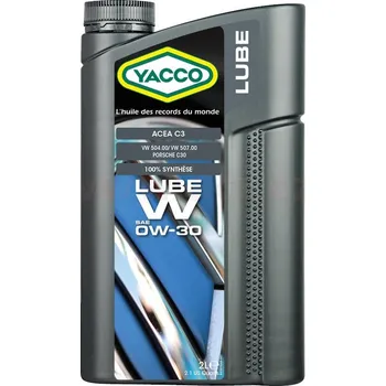 Motorový olej YACCO LUBE W 0W30, 2 L 30782