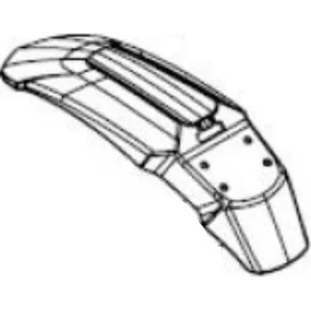 Dětská tříkolka Přední blatník TORROT BE91000TT-CNC-1 modrá KIDS TORROT TRIAL TWO 2019-2025