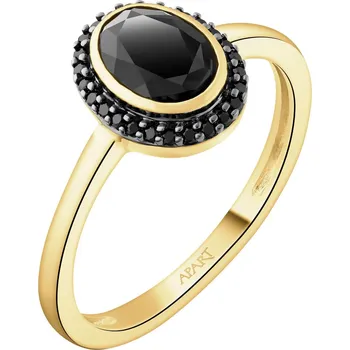 Prsten Zlatý prsten s černými brilianty a onyxem - ryzost 585 - 189.394
