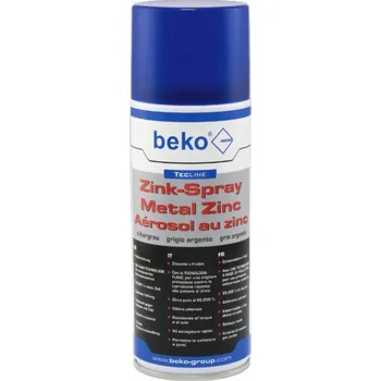 Barva ve spreji Antikorozní přípravek Beko ve spreji, šedý, 400 ml, 99,995% zinku