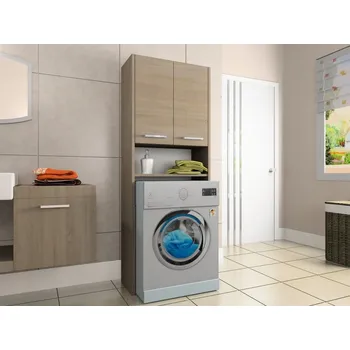 Koupelnový nábytek Koupelnová skříňka nad pračku LUNA 64 cm 170