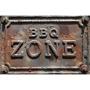 Obraz Cedule BBQ zone