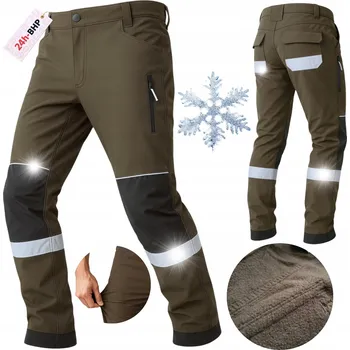 Pracovní obuv Dlouhé pracovní kalhoty -BOZP ZATEPLENÉ PRACOVNÍ kalhoty SOFTSHELL NOR-53KH vel. 62
