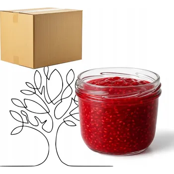 Zavařovací sklenice Zavařovací Sklenice 230 ml Kónická 110 kusů TO 82 Bez Víček Džem Med Zavařeniny