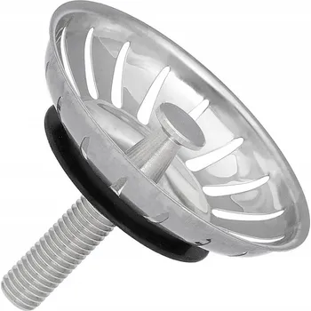 sítko a zátka do dřezu ZÁTKA SÍTKO KOŠÍK DŘEZU ZÁTKA DO DŘEZU KOŠÍČEK DŘEZU 83MM ŠROUB SYFONU