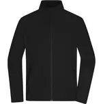 DAIBER JN 1860 / Pánská trečová fleecová bunda - black/black XL