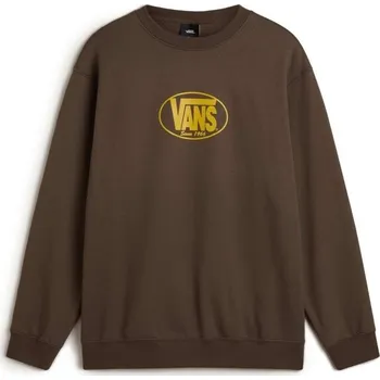 Pánská mikina Pánská mikina Vans M CLASSIC OVAL CREW XL Hnědá, Oranžová