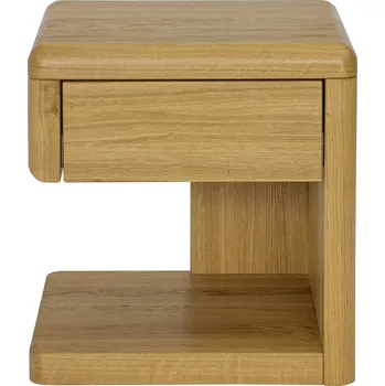 Noční stolek Interier-Stejskal | Noční stolek DUB LUX - Otevírání L&P Pravé
