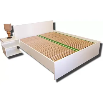 Postel Interier-Stejskal | Postel PRAHA dekor DUB-HF - Rozměr postele 90x200, Délka postele délka 200cm, Dekor Lamino Dub-HF