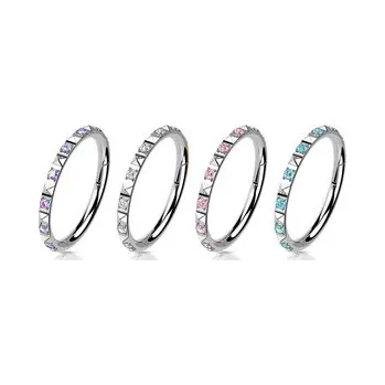 Piercing TIT1141AB-1208 Segment kruh - helix / cartilage / tragus piercing TITAN