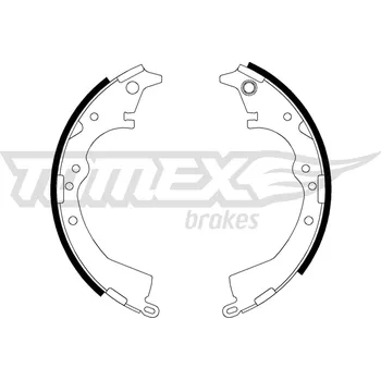 Brzdová čelist Sada brzdových čelistí TOMEX Brakes TX 23-36