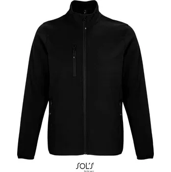 Pánská softshellová bunda SOL´S FALCON / Pánská 3-vrstvá softshellová bunda - black XXL