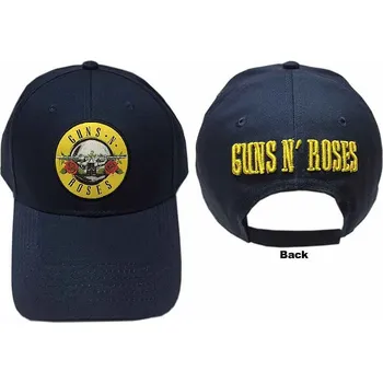 Pokrývka hlavy Guns N Roses kšiltovka, Circle Logo Navy Blue, unisex