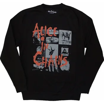 Pánská móda Alice In Chains mikina, Sweatshirt Albums Montage Black, pánská M