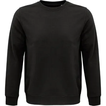 Pánská mikina SOL´S COMET / Unisex mikina z bio bavlny - deep charcoal XXL