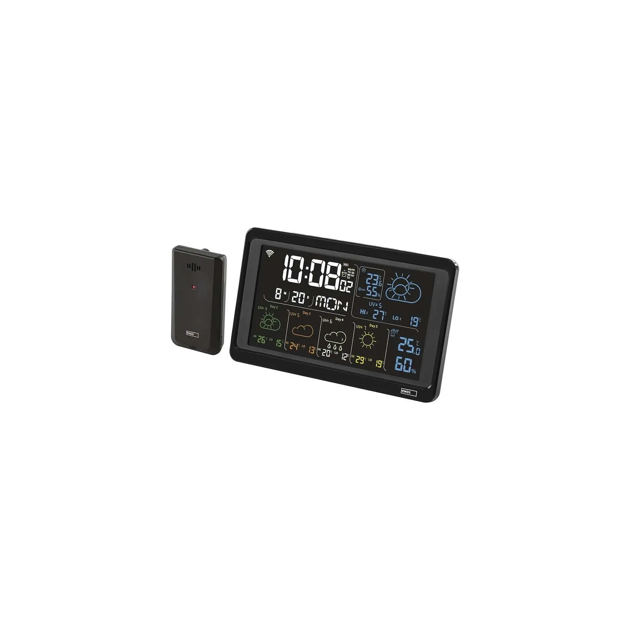 Fotografie 2 - Meteostanice EMOS GoSmart E8610 černá