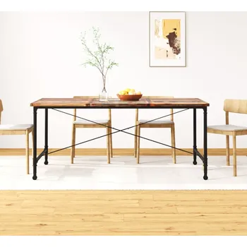 Jídelní stůl zahrada-XL Jídelní stůl masivní recyklované dřevo 180 cm 243995