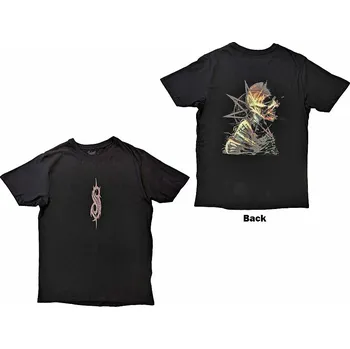 Pánské tričko Slipknot tričko, Skeleton &amp; Pentagram BP Black, pánské L