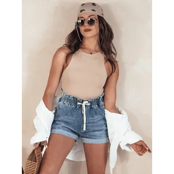 Dámské kraťasy Dámské džínové šortky EASY BREEZE Dstreet SY0372 Barva: Modrá - světle, Velikost: M