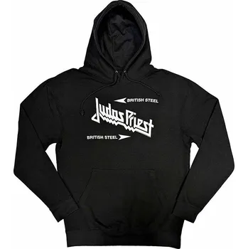 Pánská mikina Judas Priest mikina, British Steel Logo Black, pánská L