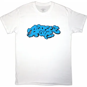 Pánská móda Beastie Boys tričko, Graffiti Logo White, pánské XL