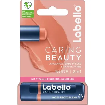 Péče o rty Nivea Labello balzám na rty Caring Beauty Nude 4.8 g