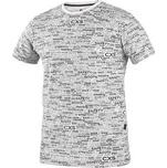 Canis | Tričko CXS DARREN, krátký rukáv, potisk CXS logo - Bílá / XL / XL / bílá