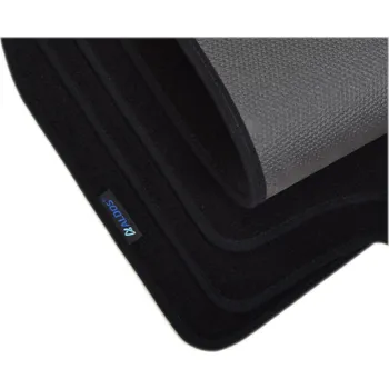 autokoberec Peugeot 206cc 2000-2007 Koberečky velurové Gold černé + LEMOVÁNÍ