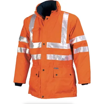 pracovní bunda INDUSTRIAL STARTER AV 3V1 / Vodotěsná reflexní bunda, zateplená - HV oranžová XL