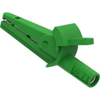 Krokosvorka Krokosvorka, 10A, materiál kontaktu: Poniklovaná mosaz, Zelená, Electro PJP