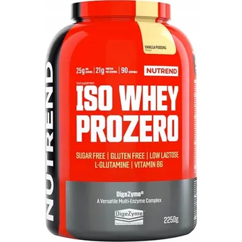 Protein Proteinový izolát WPI Nutrend 2250 g bez cukru, bez lepku