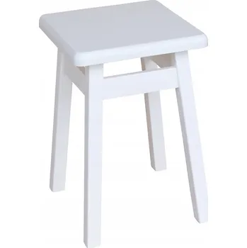 Stolička Taburet Metdrew bílý 45 cm
