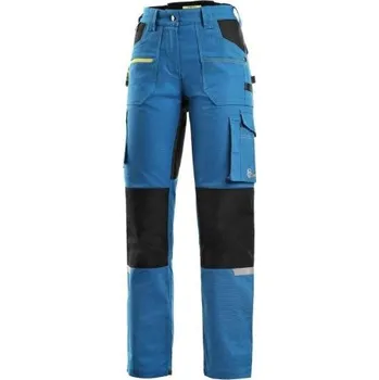 montérky Canis | Kalhoty CXS STRETCH, dámské - Modrá/Černá / 58 / XL / modrá