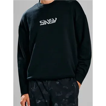 Pánská mikina Sinsay - Mikina s kulatým výstřihem - černá - 910EU-99X - 910EU-99X-XS