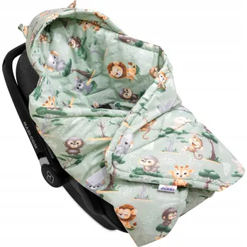 Zavinovačka Deka do AUTOSEDAČKY Zavinovačka s Kapucí Bavlněná