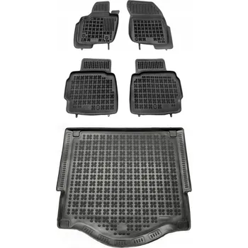 autokoberec Gumová sada autokoberců a rohož do kufru Ford Mondeo V 2014-2021 Kombi s dojezdovým kolem