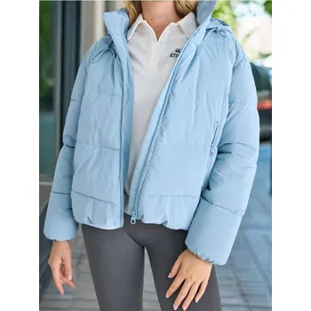 Sinsay - Bunda s kapucí - modrá - 719AS-55X - 719AS-55X-XXS-1