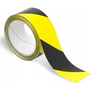 Lepicí páska Výstražná signalizační páska samolepicí D 25 m x 50 mm BETA 7181/YB25