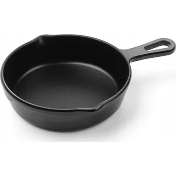 MINI KULATÁ MISKA Z MELAMINU PRO PREZENTACI JÍDEL, ČERNÁ HENDI